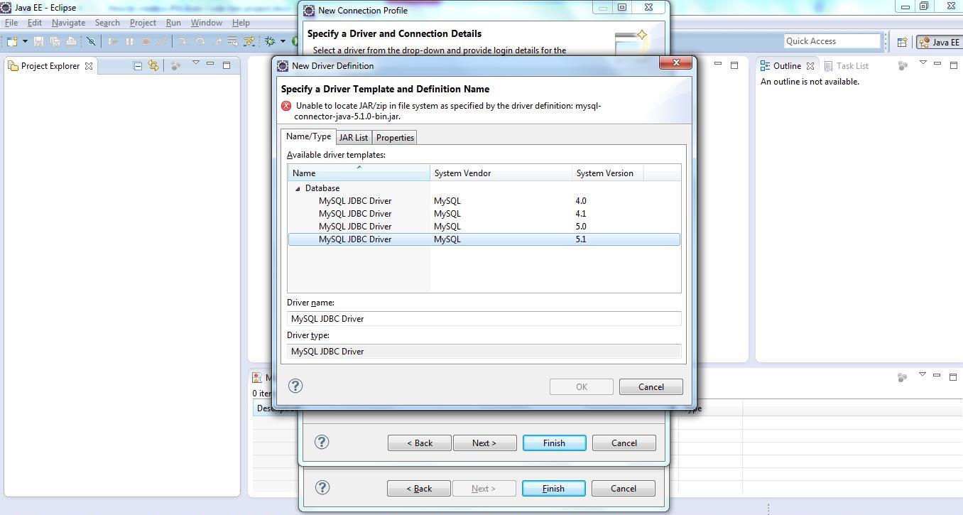 JPA Project & Data Connection for MySQL Step 10