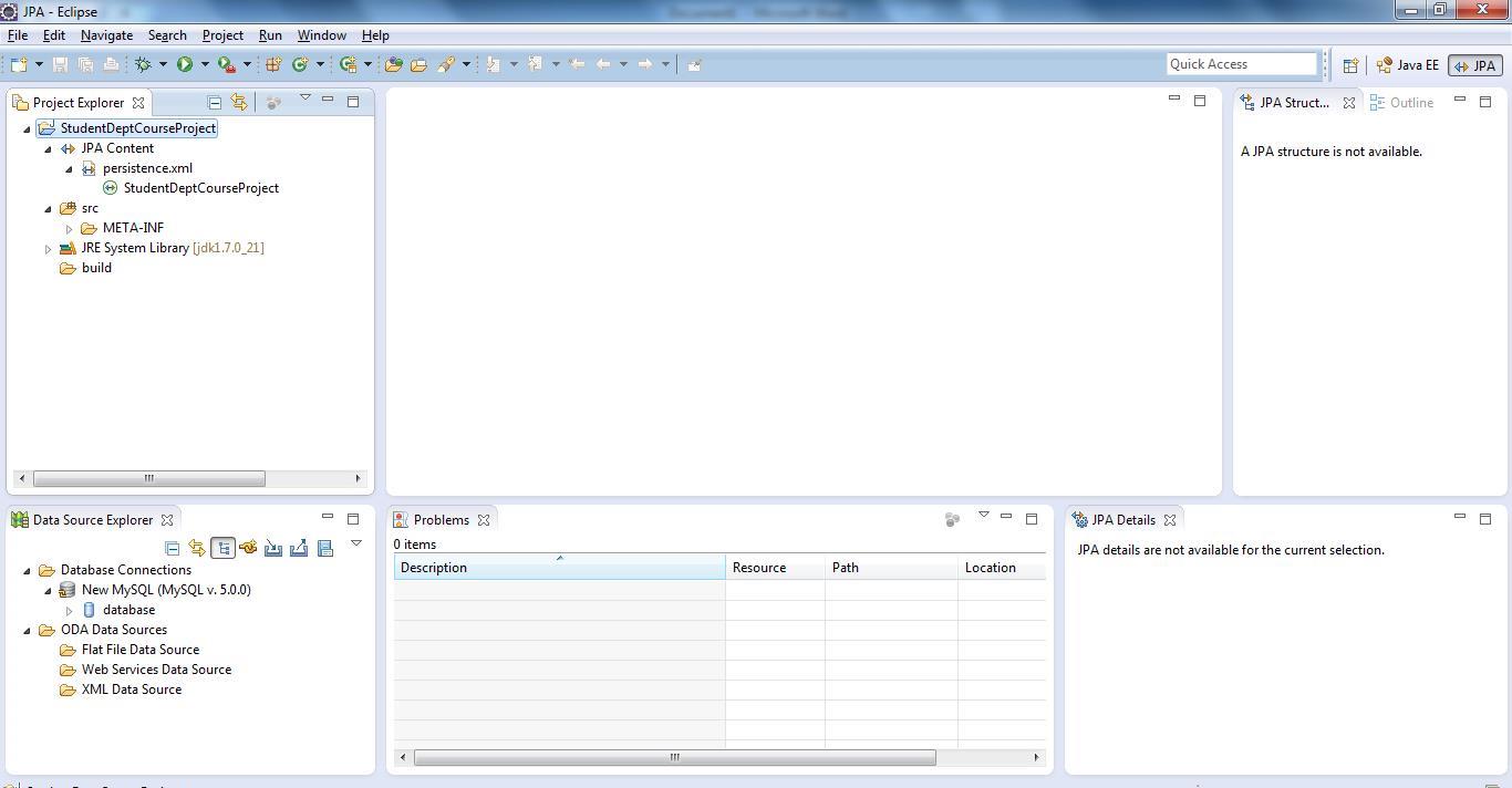 JPA Project & Data Connection for MySQL Step 17