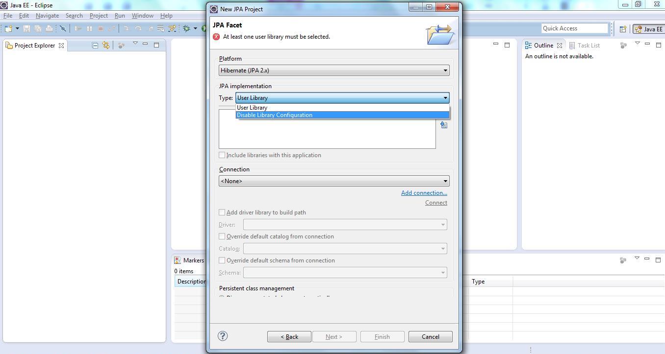JPA Project & Data Connection for MySQL Step 6