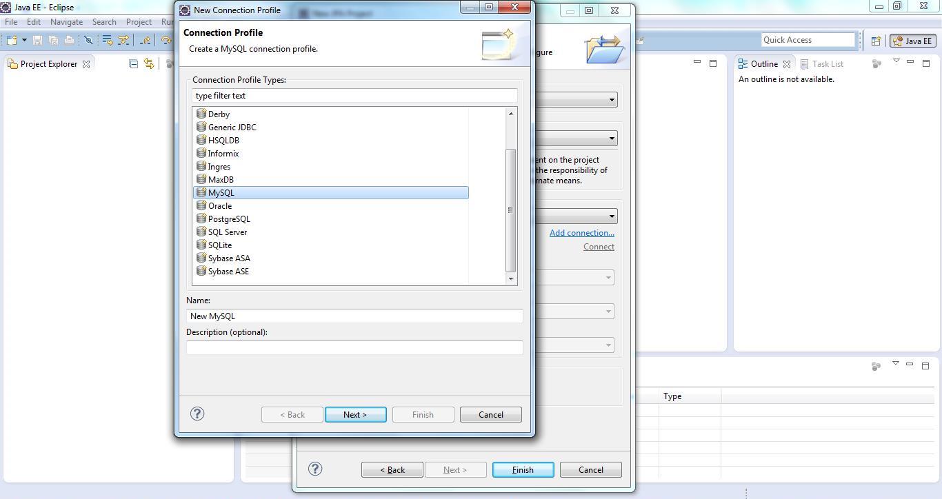 JPA Project & Data Connection for MySQL Step 8