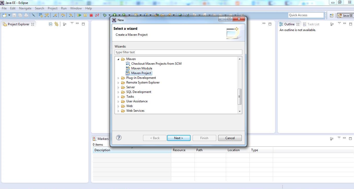 Maven JAR Project Step 1