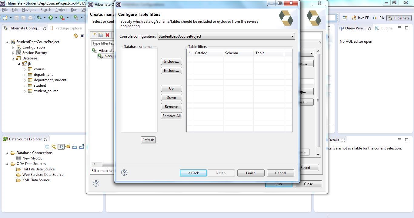 Reverse Code Generation of Hibernate/JPA POJO Entities Step 08