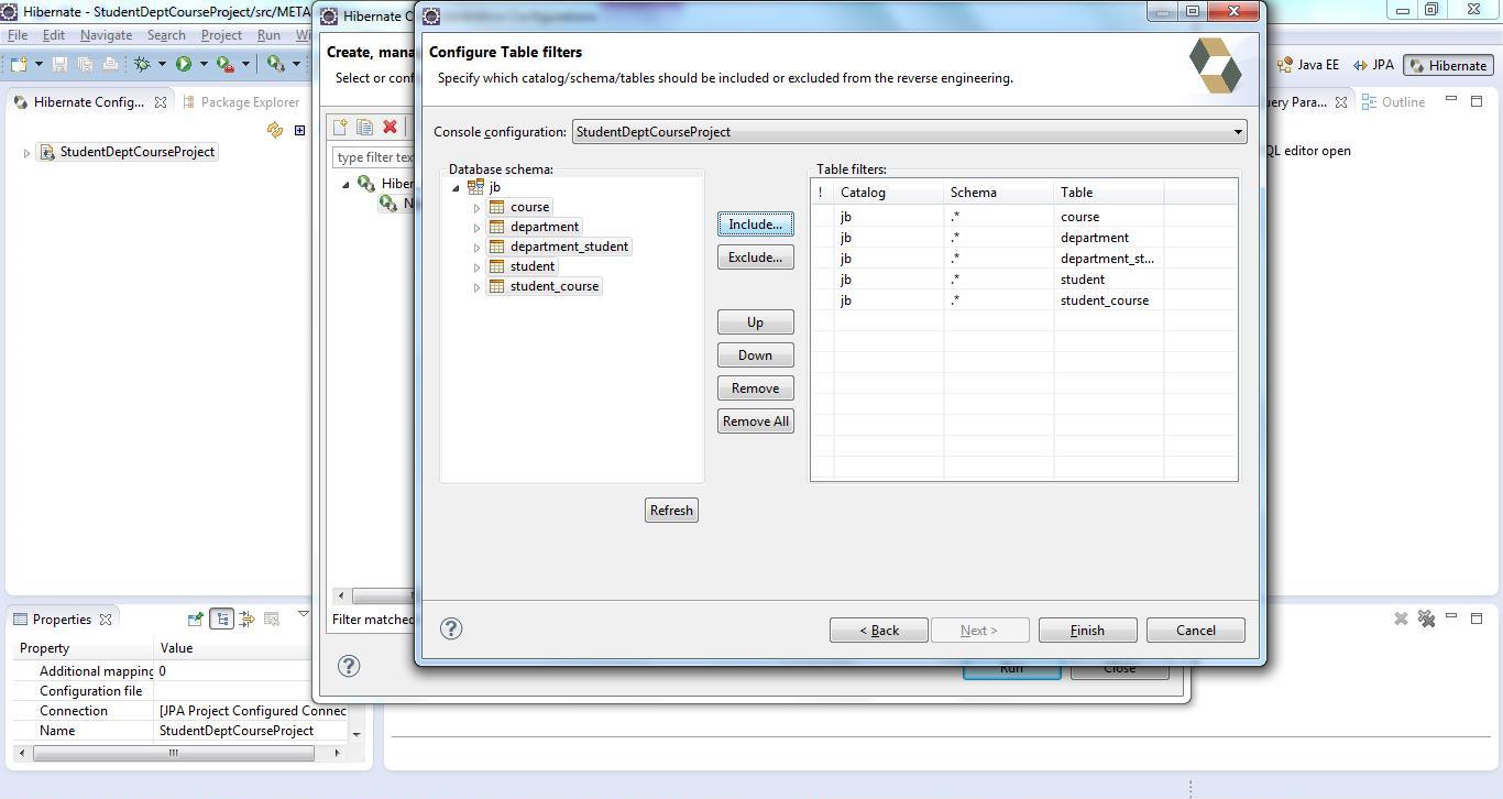 Reverse Code Generation of Hibernate/JPA POJO Entities Step 10